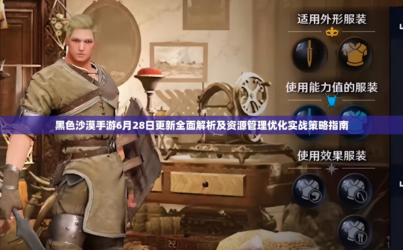 黑色沙漠手游6月28日更新全面解析及资源管理优化实战策略指南