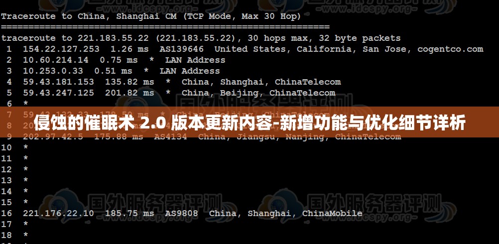侵蚀的催眠术 2.0 版本更新内容-新增功能与优化细节详析