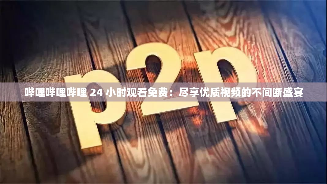 哔哩哔哩哔哩 24 小时观看免费：尽享优质视频的不间断盛宴