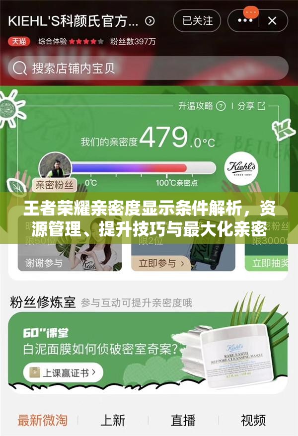 王者荣耀亲密度显示条件解析，资源管理、提升技巧与最大化亲密关系价值