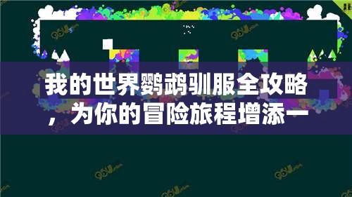 我的世界鹦鹉驯服全攻略，为你的冒险旅程增添一抹生动色彩与乐趣