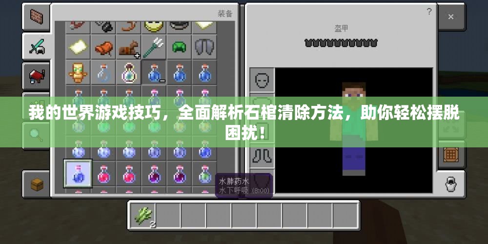 我的世界游戏技巧，全面解析石棺清除方法，助你轻松摆脱困扰！