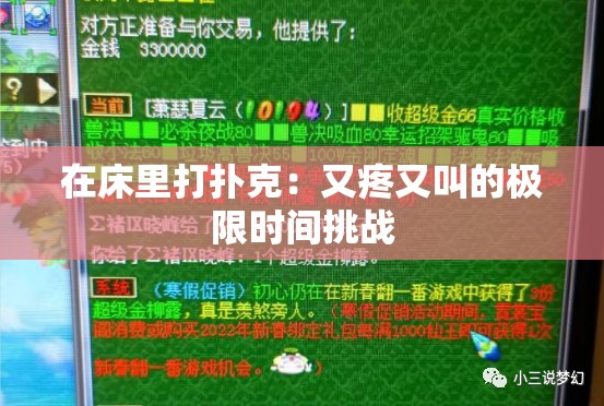 在床里打扑克：又疼又叫的极限时间挑战