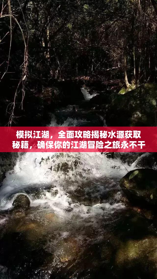 模拟江湖，全面攻略揭秘水源获取秘籍，确保你的江湖冒险之旅永不干涸