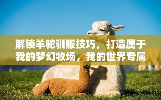 解锁羊驼驯服技巧，打造属于我的梦幻牧场，我的世界专属秘籍