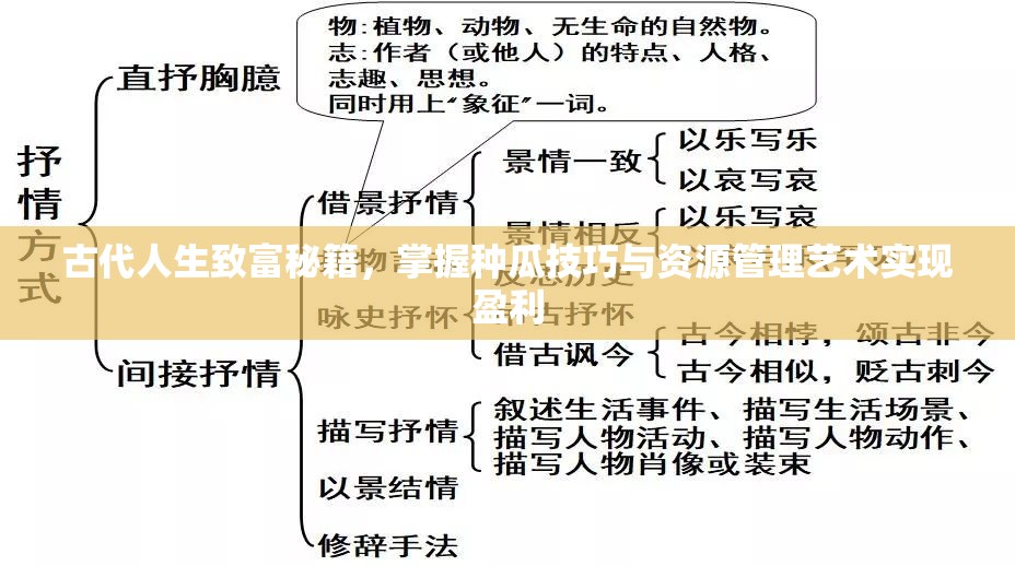 古代人生致富秘籍，掌握种瓜技巧与资源管理艺术实现盈利