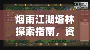 烟雨江湖塔林探索指南，资源管理高效技巧及避免资源浪费策略