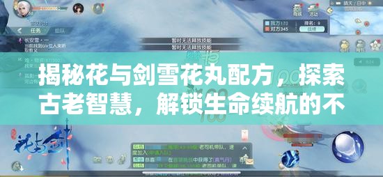 揭秘花与剑雪花丸配方，探索古老智慧，解锁生命续航的不朽秘密