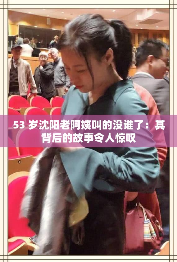 53 岁沈阳老阿姨叫的没谁了：其背后的故事令人惊叹