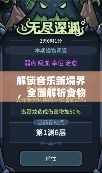 解锁音乐新境界，全面解析食物语音乐券的高效获取攻略