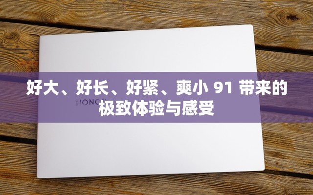 好大、好长、好紧、爽小 91 带来的极致体验与感受