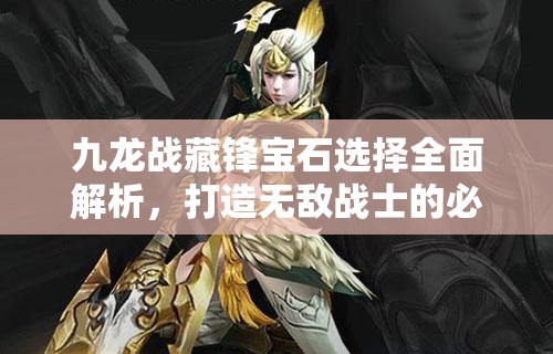 九龙战藏锋宝石选择全面解析，打造无敌战士的必备攻略与秘诀