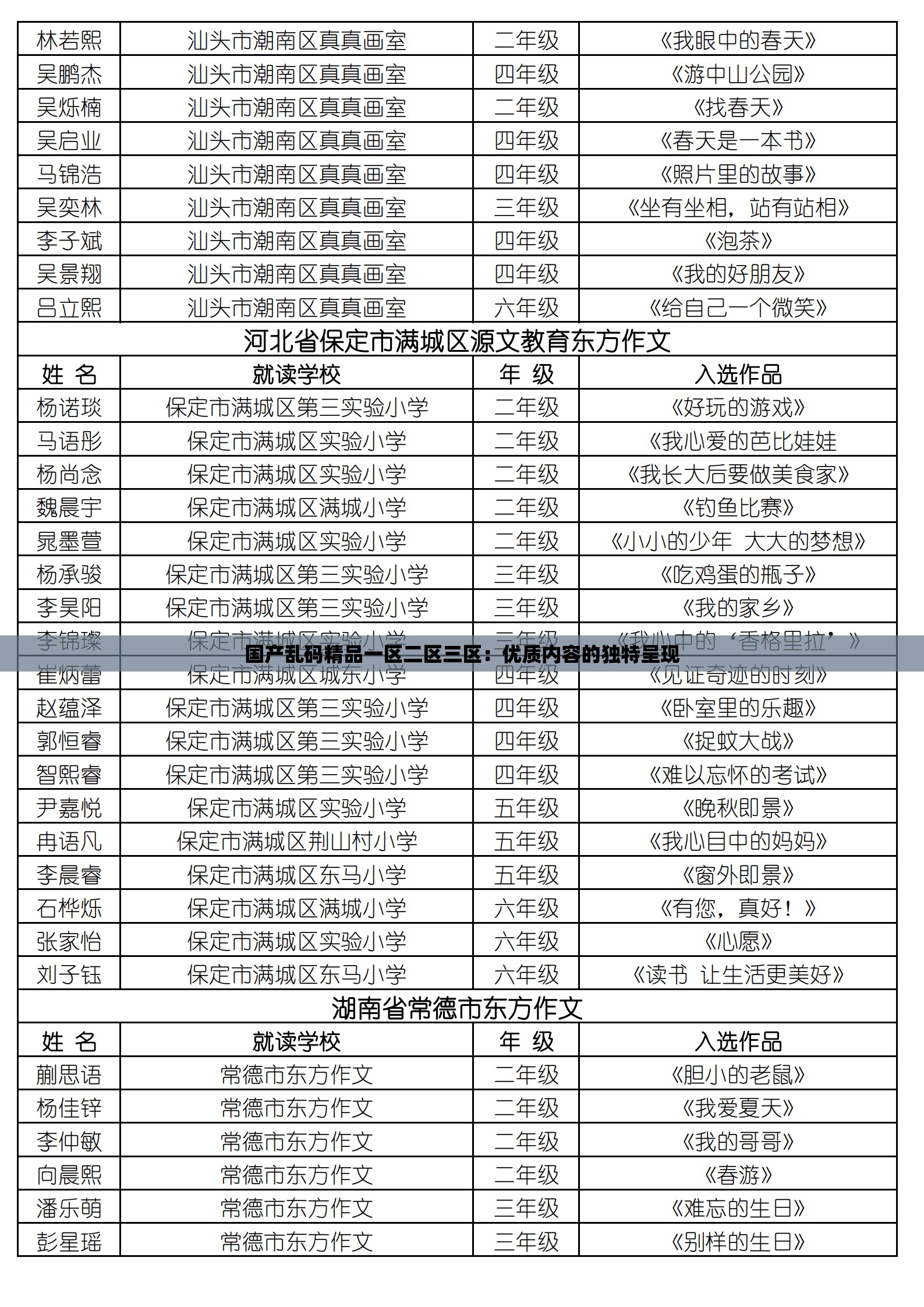 国产乱码精品一区二区三区：优质内容的独特呈现