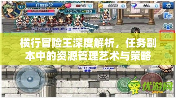 横行冒险王深度解析，任务副本中的资源管理艺术与策略