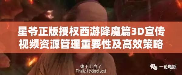 星爷正版授权西游降魔篇3D宣传视频资源管理重要性及高效策略解析