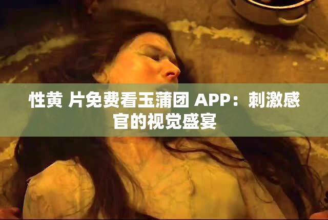 性黄 片免费看玉蒲团 APP：刺激感官的视觉盛宴