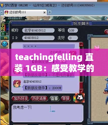 teachingfelling 直装 1GB：感受教学的魅力
