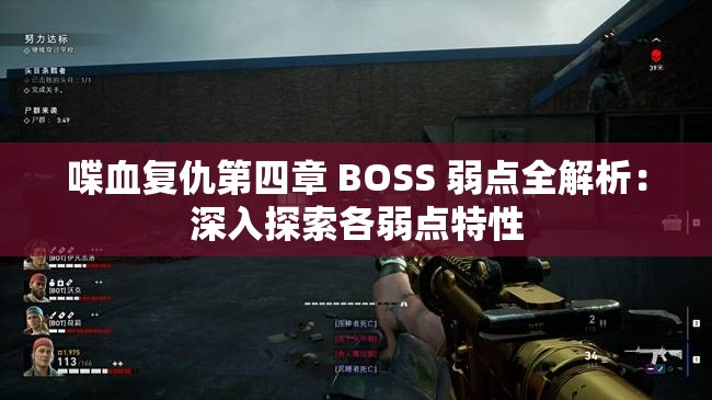 喋血复仇第四章 BOSS 弱点全解析：深入探索各弱点特性