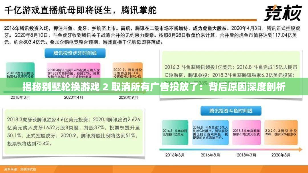 揭秘别墅轮换游戏 2 取消所有广告投放了：背后原因深度剖析