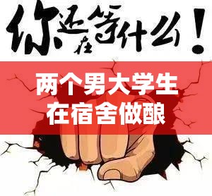 两个男大学生在宿舍做酿酿酱酱