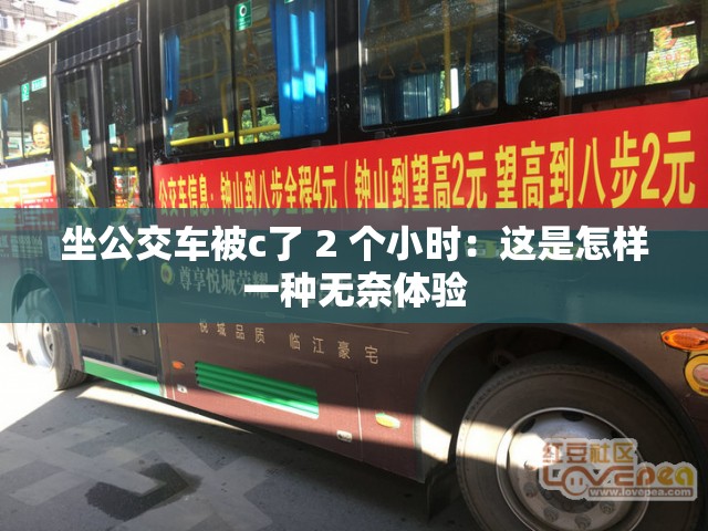 坐公交车被c了 2 个小时：这是怎样一种无奈体验