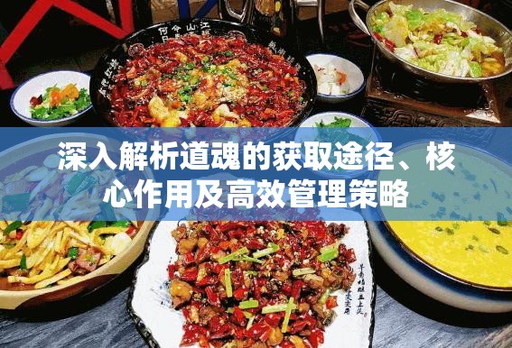 深入解析道魂的获取途径、核心作用及高效管理策略