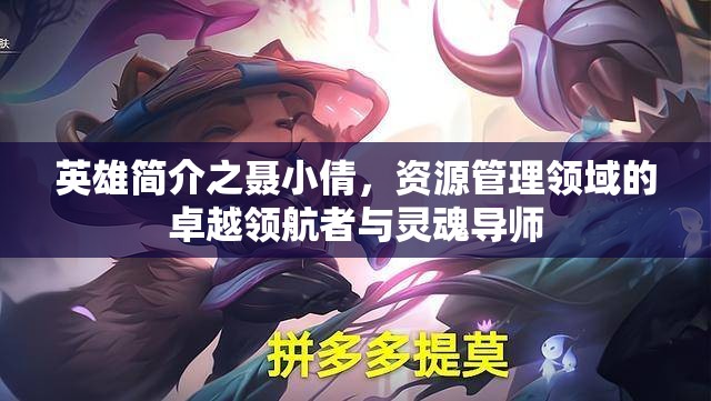 英雄简介之聂小倩，资源管理领域的卓越领航者与灵魂导师