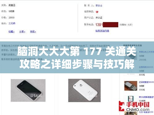 脑洞大大大第 177 关通关攻略之详细步骤与技巧解析