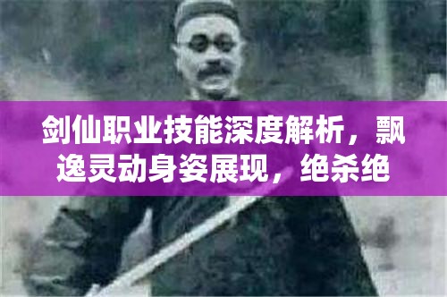 剑仙职业技能深度解析，飘逸灵动身姿展现，绝杀绝技震撼天下