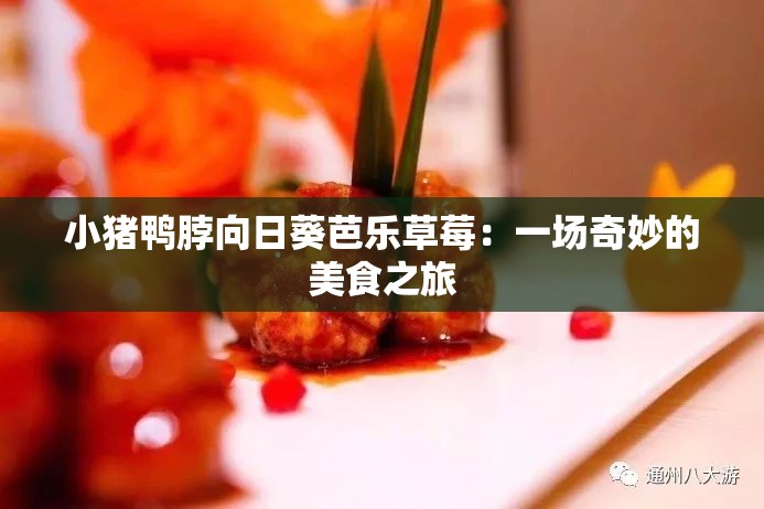 小猪鸭脖向日葵芭乐草莓：一场奇妙的美食之旅