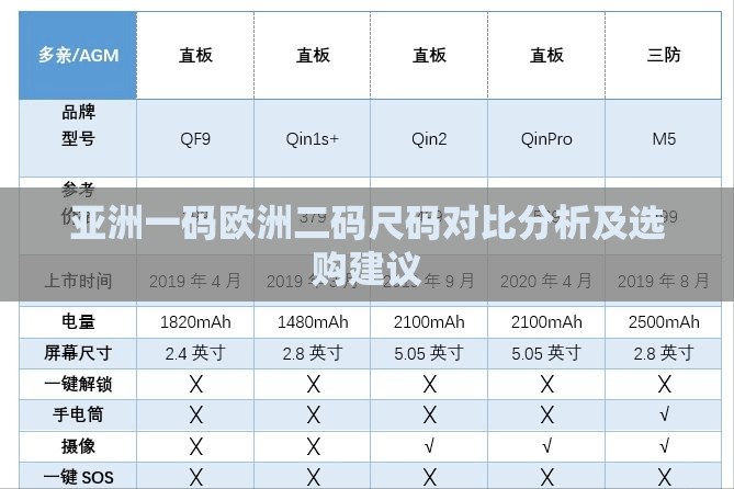亚洲一码欧洲二码尺码对比分析及选购建议