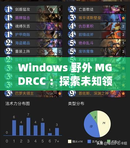 Windows 野外 MGDRCC ：探索未知领域的强大操作系统