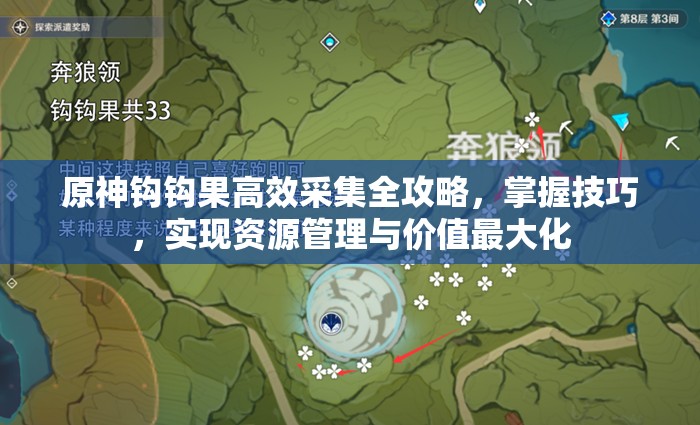 原神钩钩果高效采集全攻略，掌握技巧，实现资源管理与价值最大化