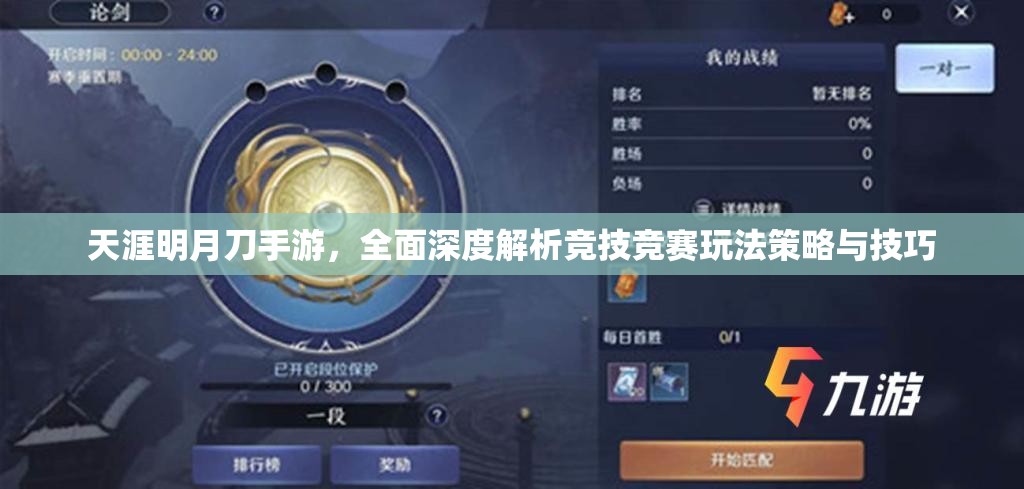 天涯明月刀手游，全面深度解析竞技竞赛玩法策略与技巧
