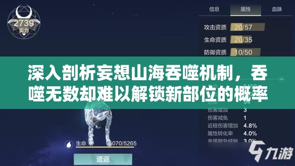 深入剖析妄想山海吞噬机制，吞噬无数却难以解锁新部位的概率之谜