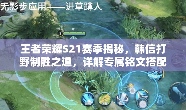 王者荣耀S21赛季揭秘，韩信打野制胜之道，详解专属铭文搭配秘密武器
