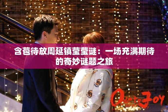 含苞待放周延镇莹莹谜：一场充满期待的奇妙谜题之旅