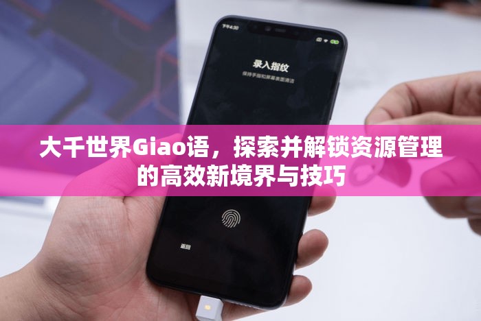 大千世界Giao语，探索并解锁资源管理的高效新境界与技巧