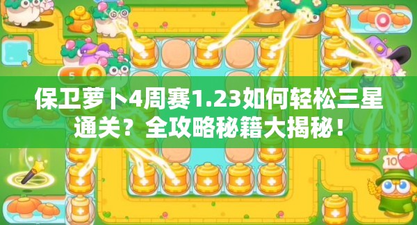 保卫萝卜4周赛1.23如何轻松三星通关？全攻略秘籍大揭秘！