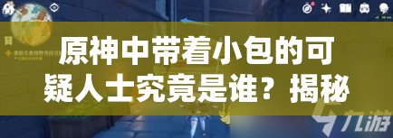 原神中带着小包的可疑人士究竟是谁？揭秘其神秘身份与背景