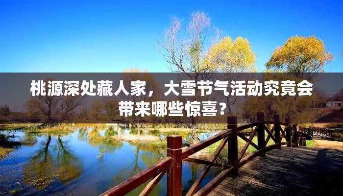 桃源深处藏人家，大雪节气活动究竟会带来哪些惊喜？
