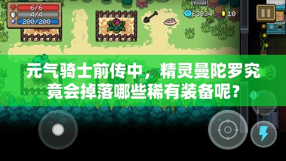 元气骑士前传中，精灵曼陀罗究竟会掉落哪些稀有装备呢？