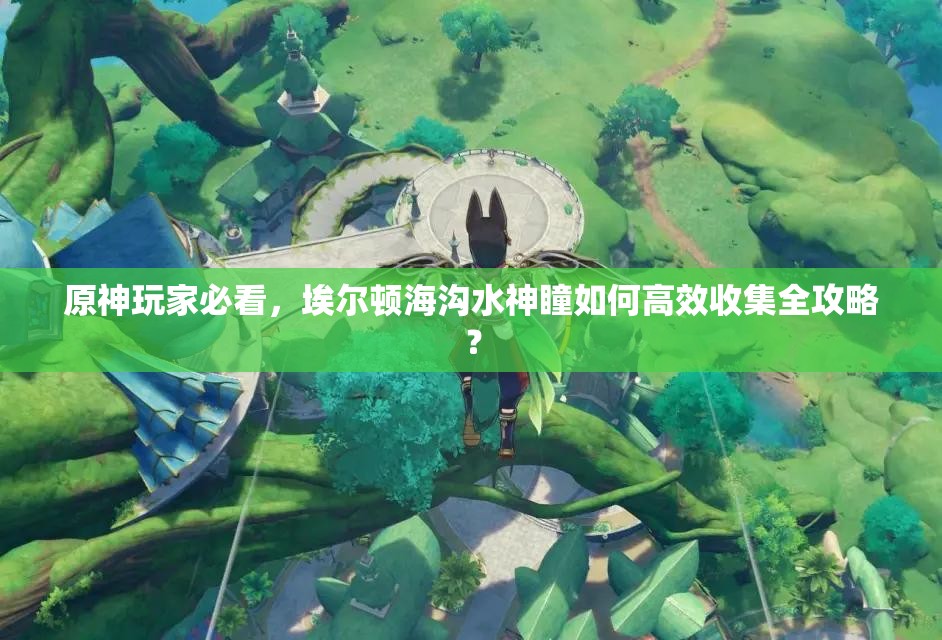 原神玩家必看，埃尔顿海沟水神瞳如何高效收集全攻略？
