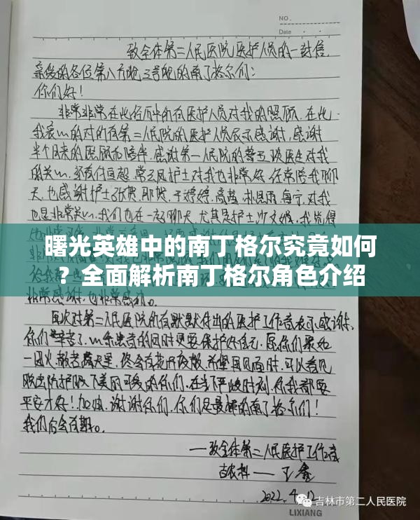 曙光英雄中的南丁格尔究竟如何？全面解析南丁格尔角色介绍