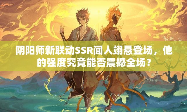 阴阳师新联动SSR闻人翊悬登场，他的强度究竟能否震撼全场？
